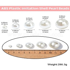 ABS Plastic Imitation Shell Pearl Beads&nbsp;KY-CJ0002-05