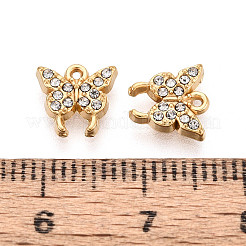 304 Stainless Steel Rhinestone Charms&nbsp;STAS-N110-35G