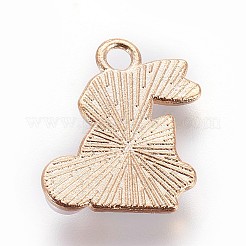 Zinc Alloy Bunny Pendants&nbsp;LS-ENAM-P163-02A
