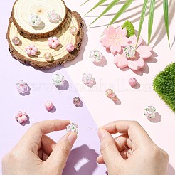 21Pcs 7 Styles Handmade Lampwork Beads&nbsp;LAMP-CJ0003-06