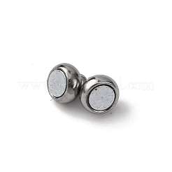 304 Stainless Steel Magnetic Clasps&nbsp;STAS-A121-04P