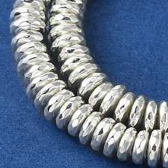 Electroplated Synthetic Non-Magnetic Hematite Beads Strands&nbsp;G-H020-E01-04