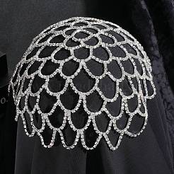 Alloy Rhinestone Tassel Hair Chain Hat for Bridal&nbsp;DIY-WH20050-54S