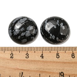 Natural Snowflake Obsidian Cabochons&nbsp;G-C115-02A-14