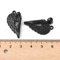 Spray Painted Alloy Magnetic Pendants&nbsp;PALLOY-V006-13
