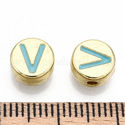 Alloy Enamel Beads&nbsp;ENAM-S122-029V-A-RS