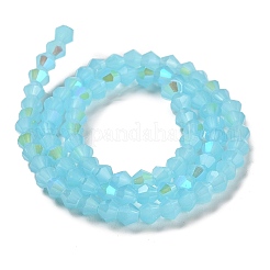 Imitation Jade Electroplate Glass Beads Strands&nbsp;EGLA-A039-J4mm-L03