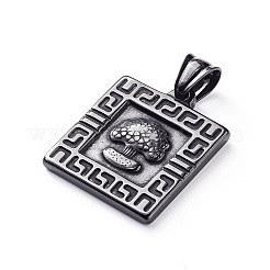 304 Stainless Steel Pendants&nbsp;STAS-K191-24B