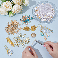 DIY Ocean Theme Keychain Making Kits&nbsp;DIY-NB0015-74