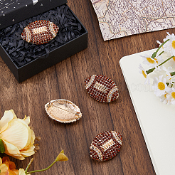 Zinc Alloy Rhinestone Lapel Pin Brooches&nbsp;JEWB-WH0028-122