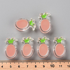 Transparent Enamel Acrylic Beads&nbsp;TACR-S155-002C