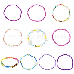 DIY Glass Beads Bracelets Mking Kits&nbsp;DIY-FS0006-54B