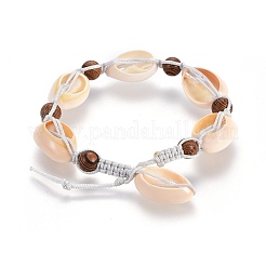 Nylon Cord Braided Bead Bracelets&nbsp;BJEW-JB04102