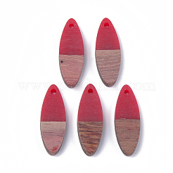 Resin & Walnut Wood Pendants&nbsp;RESI-S358-18-M