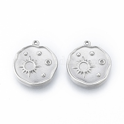 Tarnish Resistant 304 Stainless Steel Pendant Rhinestone Settings&nbsp;STAS-N097-251P