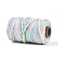 Segment Dyed Polycotton Macrame Cord&nbsp;OCOR-T017-03G