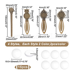 Blank Dome Alloy Bookmark Making Kit&nbsp;TIBE-HY0001-07