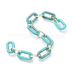 Handmade Acrylic & Aluminium Cable Chains&nbsp;AJEW-JB00559-01