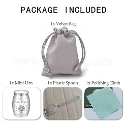 1Pc Alloy Cremation Urn&nbsp;AJEW-CN0001-69I