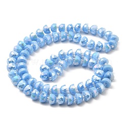 AB Color Plate Glass Beads Strands&nbsp;EGLA-P051-02A-B08