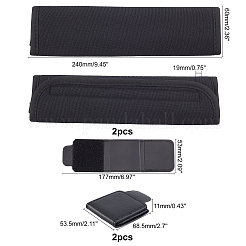 1 Set Imitation Leather Car Seatbelt Regulator Car Seat&nbsp;AJEW-FH0001-86