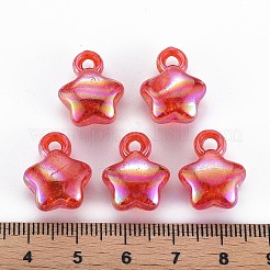Transparent Crackle Acrylic Pendants&nbsp;LS-MACR-S373-63-L03