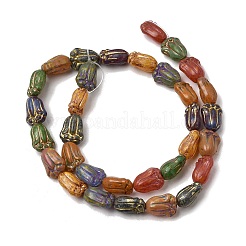 Painted Glass Beads Strands&nbsp;GLAA-Z021-16A