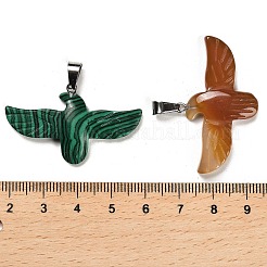 Natural & Synthetic Mixed Gemstone Pendants&nbsp;G-M424-05P