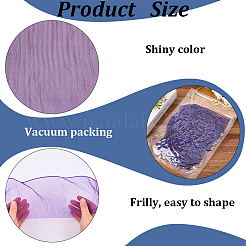 10 Yards Lucency Polyester Pleated Lace Trim&nbsp;OCOR-GF0004-74I