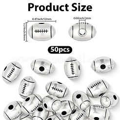 50Pcs Tibetan Style Alloy Beads&nbsp;FIND-PA0001-43B