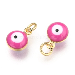 Brass Enamel Beads&nbsp;X-KK-B024-02G-B