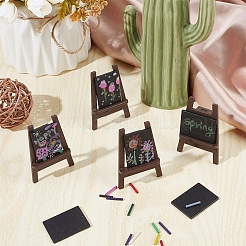 Mini Wood Easel & Chalkboard & Chalk Set&nbsp;ODIS-NB0001-40