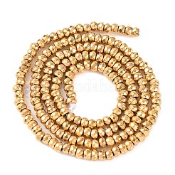 Electroplated Synthetic Non-magnetic Hematite Beads Strands&nbsp;G-H027-E01-02