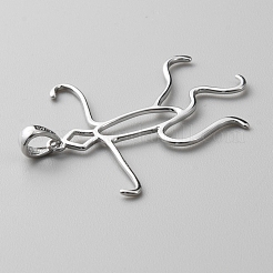 1Pc 925 Sterling Silver Pendant Findings&nbsp;STER-PH0002-23