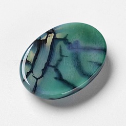 Natural Dragon Veins Agate Cabochons&nbsp;X-G-F296-04-22x30mm