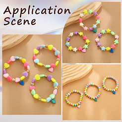 1400Pcs Acrylic & CCB Plastic & ABS Plastic DIY Jewelry Findings Kits&nbsp;DIY-PA0001-45