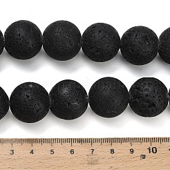 Natural Lava Rock Round Beads Strands&nbsp;G-M169-20mm-03