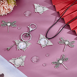 DIY Butterfly & Dragonfly Pendants Making Kits&nbsp;DIY-PH0032-15