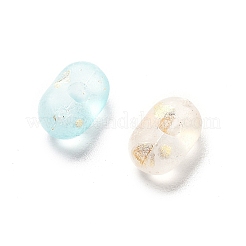Gradient Color Transparent Frosted Acrylic Beads&nbsp;OACR-M023-06F