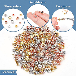 192Pcs 12 Style Brass Beads&nbsp;KK-BC0009-10