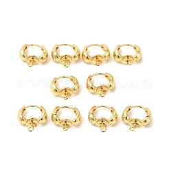 Brass Hoop Earring Findings&nbsp;KK-G434-02G