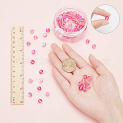 DIY Synthetic Moonstone Beads Stretch Bracelet Making Kits&nbsp;DIY-SC0012-84E