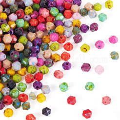 1500Pcs 15 Colors Picasso Baking Paint Glass Seed Beads&nbsp;SEED-TA0001-50