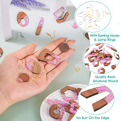 DIY Two Tone Dangle Earring Making Kit&nbsp;DIY-TA0009-01A