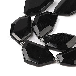 Natural Obsidian Beads Strands&nbsp;G-P548-A01-01