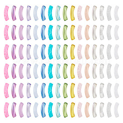 160Pcs 16 Styles UV Plating Transparent & Transparent Acrylic Beads&nbsp;OACR-TA0001-32