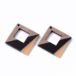 Resin & Walnut Wood Pendants&nbsp;RESI-N025-006A-B02