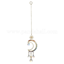 Chakra Gemstone Beads Pendant Decorations&nbsp;HJEW-JM01152-03
