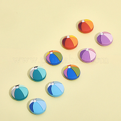10Pcs 5 Colors Food Grade Eco-Friendly Silicone Beads&nbsp;SIL-CA0002-28