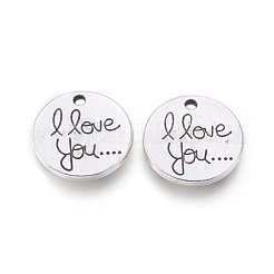 Tibetan Style Valentine's Day Alloy Pendants&nbsp;TIBEP-5411-AS-LF